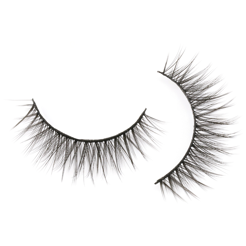 2020 Fashion Style 3D Silk False Strip Lashes with Private Box in the US YY104